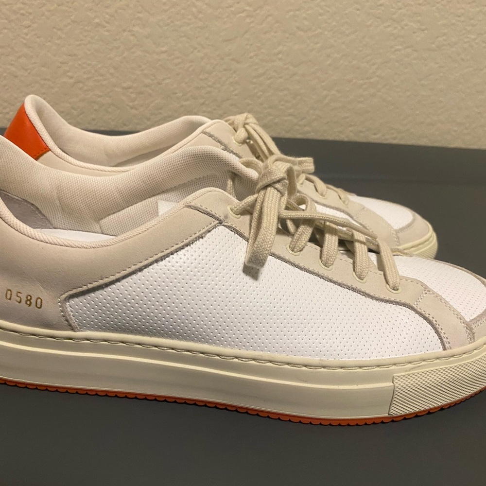 COMMON PROJECTS Achilles Retro Leather Trainers 6023 40 0580